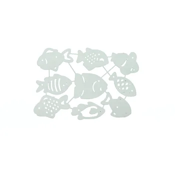 De Metal De Tăiere Mor Reduceri Multi Pesti Tropicali Clownfish Pumn Cutter Felicitare Handmade Ambarcațiuni De Hârtie Scrapbooking Clipart