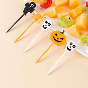 Scobitoare Drăguț Prânz Gustare De Fructe Furculita Monstru Halloween-Și Ia Copiii De BentoCake Alimente Desert De Bucatarie Tacamuri Decor