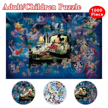 Mickey Mouse Jigsaw Puzzle-Uri De 1000 Piese Puzzle Disney Princess Asamblarea Puzzle-Uri, Jucarii Copii, Jocuri Copii Jucărie De Învățământ
