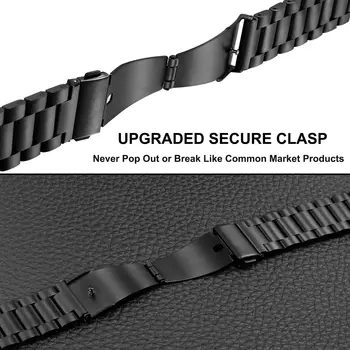 Fără Goluri de Metal Curea Pentru Samsung Galaxy Watch 5 /4 40mm 44mm Brățară Ceas 4 Classic 46mm 42mm/Ceas 5 pro Watchband capăt Curbat