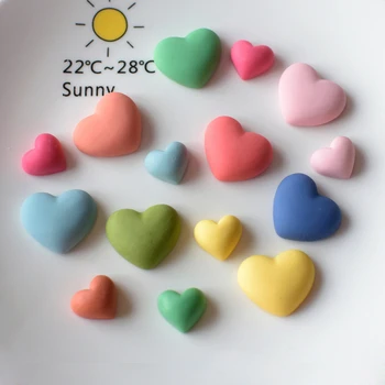 30Pcs Mini Dragoste Inima Înapoi Plat Rășină Aplicatiile Cercei Colier Bijuterii de Telefon Artizanat Materiale de Decorare DIY Meserii Patch-uri