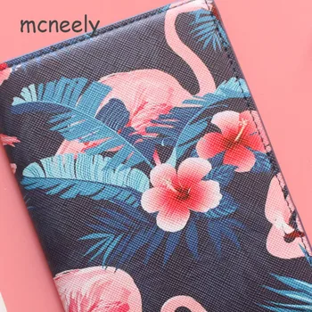Mcneely Design De Brand Flamingo Pașaport Acoperi Bărbați Femei Din Piele De Călătorie Pașaportul Titularului Fete Pașaport Caz De Moda 6 Culoare