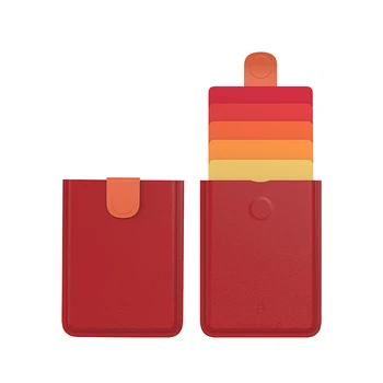 DAX V3 Mini Slim Portable Deținătorii de Carduri de Bărbați, Femei, ID-ul Titularului Cardului de Credit Protector Gradient de Cărți de vizită Portofel Caz