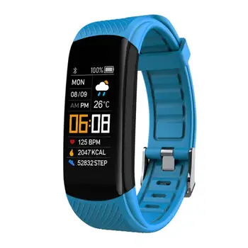C5S Bluetooth rezistent la apa Heart Rate Monitor Somn de Fitness Sport Brățară Inteligent Bond Atinge парные