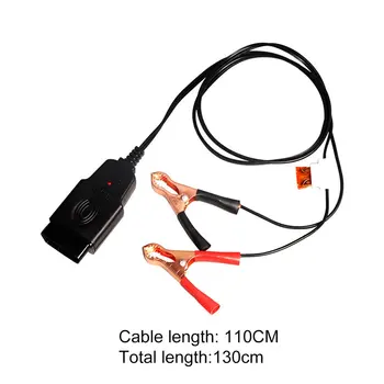 OBD II ECU Vehicul de Urgență Cablul de Alimentare de Memorie Saver cu Aligator Clip Baterie Auto Instrument de schimb