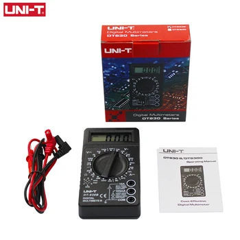 UNITATEA Multimetru Digital DT830B DT830D Display LCD Manual, Voltmetru, Ampermetru Voltmetru cu Diode Tranzistor Tester de Protecție la Suprasarcină