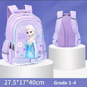 Disney Frozen Ghiozdan Pentru Fete Cu Elsa Anna Primare Student Ortopedice Umăr Ghiozdan Clasa 1-4 Mare Capacitate Mochila