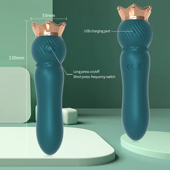 Fără fir Vibrator AV Vibrator Baghetă Magică pentru Femei Clitorisul Stimulator USB Reîncărcabilă aparat de Masaj Bunuri Jucarii Sexuale pentru Adulti 18