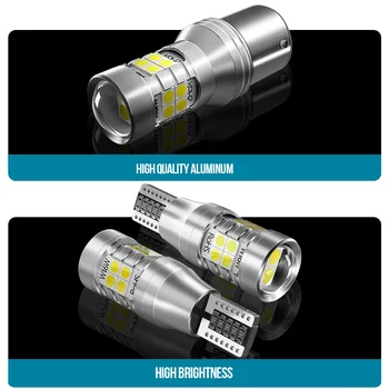 2 buc LED-uri Reverse Lumina Pentru Volvo XC60 Accesorii 2008 2009 2010 2011 2012 2013 2016 2017 Rezervă Lampă mers Înapoi
