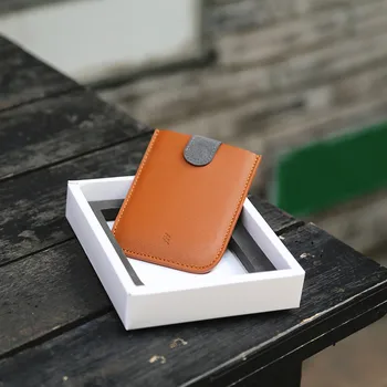 2019 Nou Card holder DAX V2 Mini Slim Portable Titularul de Hârtie Tras de Proiectare Barbati Portofel de Culoare Panta 5 Cărți Scurte Bani femei Geanta