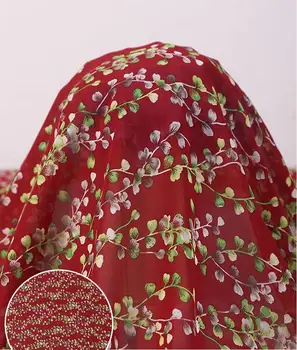 145cm Importate de Moda Print floral Moale Tesatura de Sifon pentru Femei Rochie de Mireasa Tricou eșarfă de Cusut Tapiterie Stofa