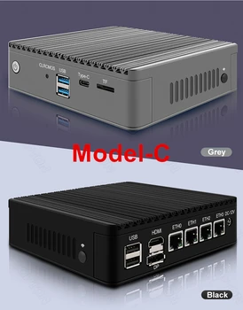 2023 Nou 2,5 G Moale Router 11 Pentium N6005 N5105 4 Intel i226 placi de Retea 2*NVMe 2*DDR4 fără ventilator Mini PC Firewall Aparat VPN Server