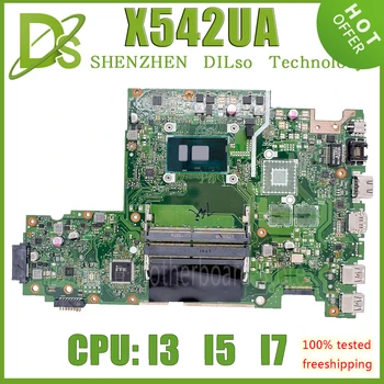 KEFU VIVOBOOK 15 X542UA Placa de baza Pentru Asus X542UQ A580U FL8000U X542UAK X542UN Laptop Motherboad Cu I3 I5 I7 complet de testare
