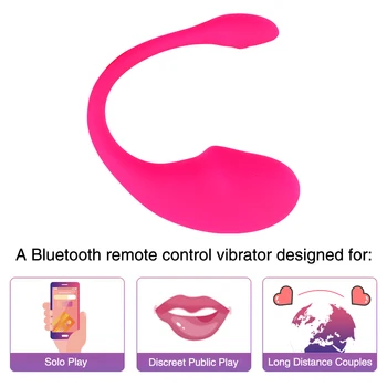LUSH2/Dolp APLICAȚIE Inteligent Bluetooth Vibrator Sărituri Adult Control de la Distanță Vibrator Femei Intim Bunuri Stimulator Clitoris Jucarii Sexuale