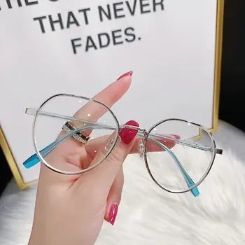 2021 Nou unisex rotund poligon ochelari pentru barbati femei ochelari cadrul metalic simplu ochelari de Miop Ochelari Ochelari -1.0 -2.5 -2