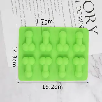 50%HOTBaking Mucegai Non-stick Usor de Presă de Calitate Alimentară Amuzant Cub de Gheata Tava de Silicon Matrite pentru produse de Panificatie