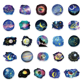 10/30/50pcs Desene animate Constelații Lunii Estetice Autocolante Drăguț Luna Decal Laptop de Jucărie Album Jurnal Mașină de elemente d Autocolant
