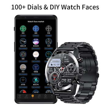 LIGE Bărbați Ceas Inteligent Bluetooth Apel Smartwatch 2022 Afaceri de Moda Ceas de Ritm Cardiac Sport rezistent la apa AMOLED Ceas Pentru Huawei